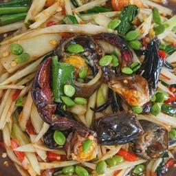 ตำปูนาดองน้ำปลา