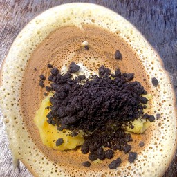 ครีมคัสตาร์ด+โอรีโอ้บด