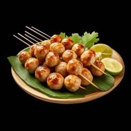 ลูกชิ้นปิ้งนิกุ (ร้านน้องบีมตามสั่ง) สาขาหน้าโรงเรียนเทศบาล1