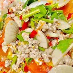 ยำหมูยอหมูสับ