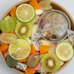 ยำผลไม้รวม น้ำปลาหวาน สูตร 2 (กล่องน้ำตาลเล็ก)