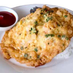 ข้าวไข่เจียวกุ้งสับ