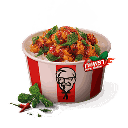 ข้าวกะเพราไก่กรอบ