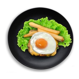 ♦︎Topping (6) cheese Hamburger