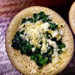 ผักโขมอบชีส