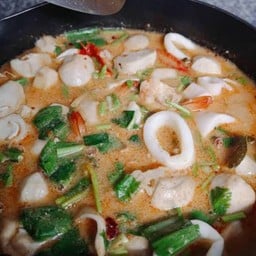 ต้มยำปลาหมึก น้ำข้น