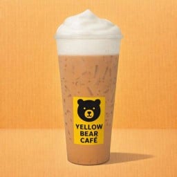 กาแฟสด ชานมไข่มุก Yellow Bear Cafe’ ถนนบ้านกล้วย-ไทรน้อย