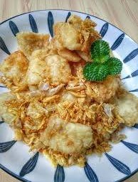 ข้าวปลาดอลลี่ทอดกระเทียม