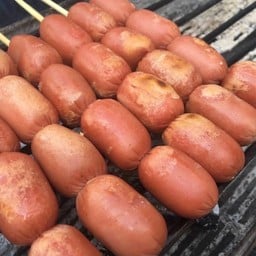 หมึกย่างน้ำจิ้มรสเด็ด