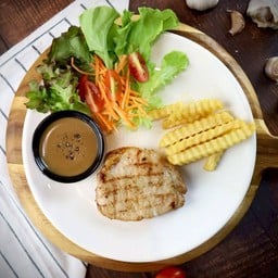 สเต็กหมูสันนอก
