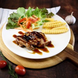 สเต็กสะโพกไก่เทอริยากิ