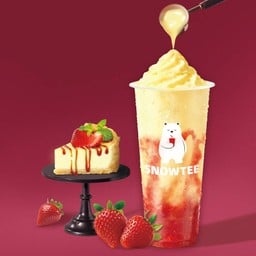 สตรอว์เบอร์รี ชีสเค้ก มิลค์ สมูทตี้