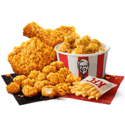 บัดดี้บักเก็ต ข้าวไก่กรอบแกงเขียวหวาน