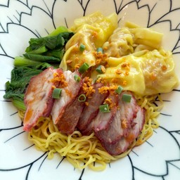 บะหมี่ เกี๊ยว หมูแดง