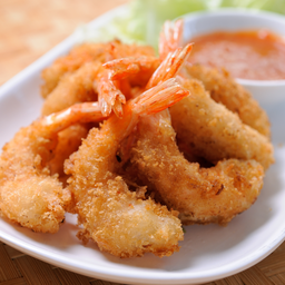 กุ้งชุบแป้งทอด Shrimp Deep Fried