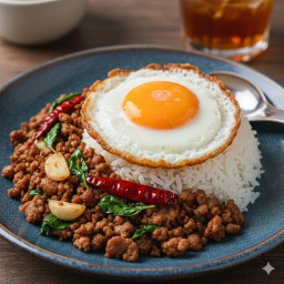 ป้าเหมย-ตามสั่ง กระเพราพริกแห้ง