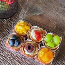 Baby tart set 6 Pieces - เฉพาะหน้าผลไม้ 6 ชิ้น (คละหน้าผลไม้ทั้งหมด)