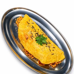 มาม่าเกาหลีชีสห่อไข่สไปซี่ (แห้ง)