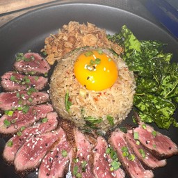 ข้าวคอมโบเนื้อย่าง