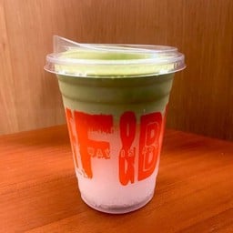 Coconut slushy matcha cloud