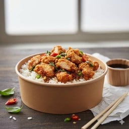 ข้าวกะเพราไก่กรอบ