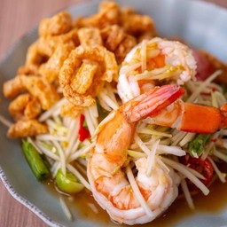ตำไทยกุ้งสะดุ้ง