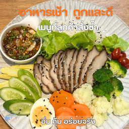 ข้าวอกไก่พริกไทยดำ