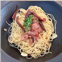 แองเจิ้ลแฮร์พริกแห้งเบคอน