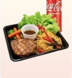 [อร่อยซ่ากับโค้ก] สไปซี่สปาร์หมูพริกไทยดำ+โค้กกระป๋อง