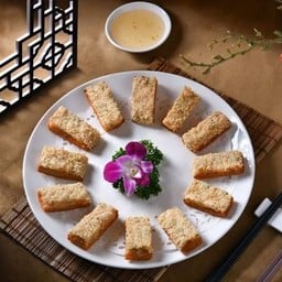 ขนมปังหน้ากุ้งทอง (12 ชิ้น)