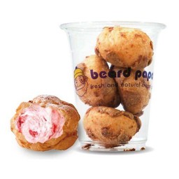 Mini Puff Strawberry cheesecake