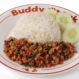 ข้าวกะเพราหมูสับ