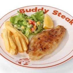 สเต็กปลาดอลลี่ย่าง **( รอย่างปลาประมาณ 20 นาที + )**