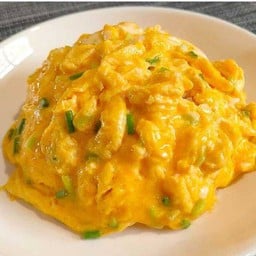 ข้าวไข่ข้น ยำแตดสวด  คลองพระอุดม