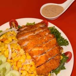 สลัดแฮมเบิร์กซอสงา