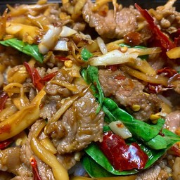 เนื้อผัดหน่อไม้ดอง