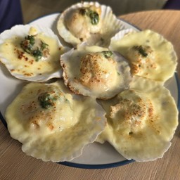 หอยเชลล์ฮอกไกโด 6pcs