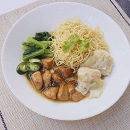 บะหมี่+เกี๊ยวกุ้ง หน้าไก่