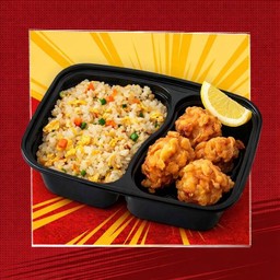 Set A1  ไก่คาราอาเกะออริจินอล 4 ชิ้น + โกโมกุชาฮัง