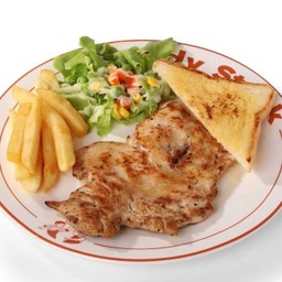 สเต็กไก่พริกไทยดำ