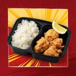 Set A3  ไก่คาราอาเกะออริจินอล 4 ชิ้น + ข้าวสวยญี่ปุ่น