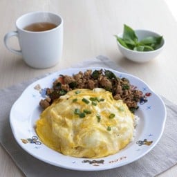 มุนิน ฟรายด์เขย่า+ข้าวไข่ข้น