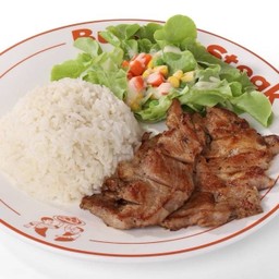 ข้าวหน้าสเต็กหมู