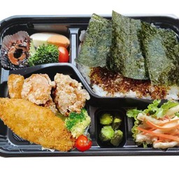 ◼️No.  5 Dried Laverne with bonito flakes and fried fish