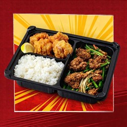 Set B2  ไก่คาราอาเกะออริจินอล 4 ชิ้น + เรบานิระ อิตาเมะ + ข้าวสวยญี่ปุ่น