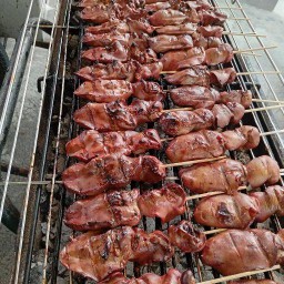 หมูปิ้งเตาถ่านลูกชิ้นปิ้งเตาถ่านลาดพร้าว64 ลาดพร้าว64แยก6