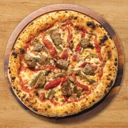 พิซซ่าไส้กรอกพริกหยวก