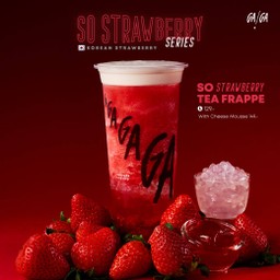 So Strawberry Tea Frappe