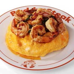 ข้าวไข่ข้นกะเพรากุ้ง