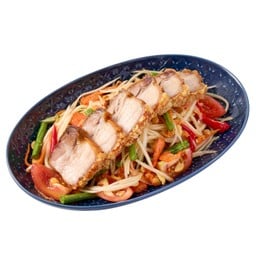 ส้มตำหมูกรอบ